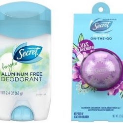 Secret Freshies & Aluminum Free Deodorant