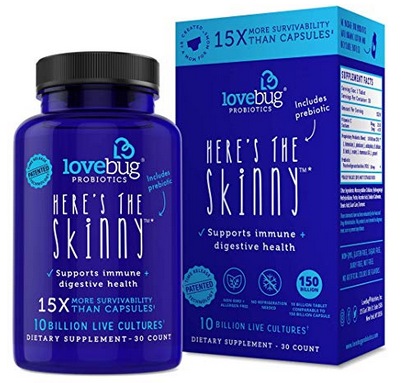 LoveBug Probiotics Digestive Health Supplement 30-Count Bottle Just $12 Shipped on Amazon