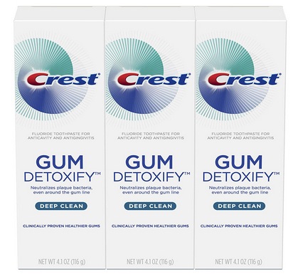 Crest Toothpaste Gum Detoxify Deep Clean