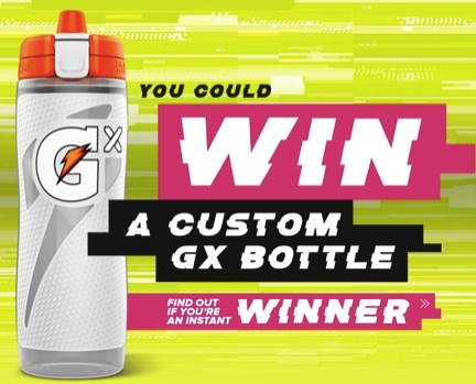 Gatorade Custom Gx Bottle Instant Win Game (9,500 Winners!)