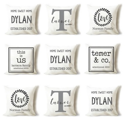 Custom Farmhouse Pillow Covers