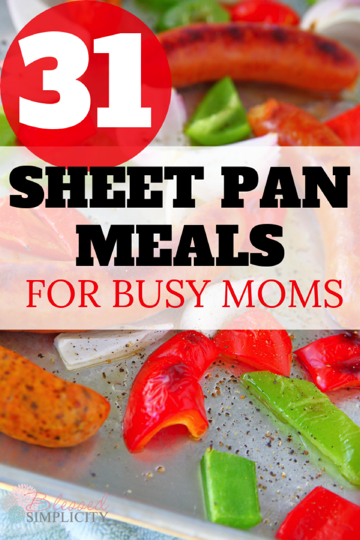 Sheet Pan Meals for Busy Moms