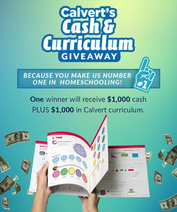 Calvert Cash and Curriculum Giveaway