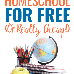 How to homeschool for free
