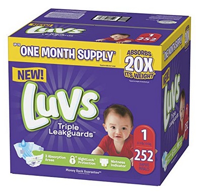 Luvs Ultra Leakguards Disposable Baby Diapers 