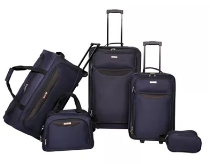Tag Springfield 5-Piece Luggage Set only $55.99 (Reg. $240!)