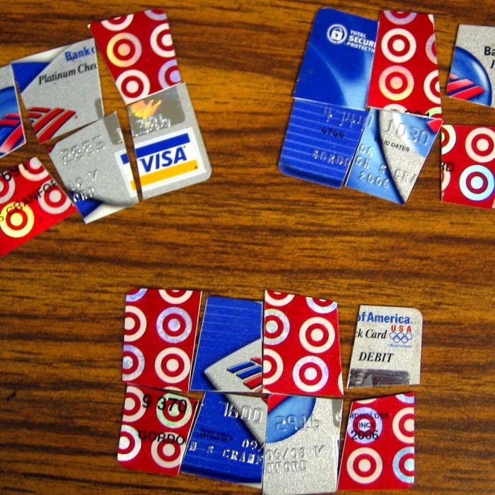 cut up credit cards