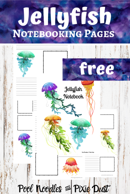 Jellyfish Notebooking Pages