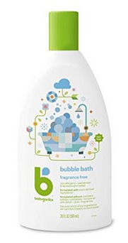Babyganics Baby Bubble Bath, Fragrance Free