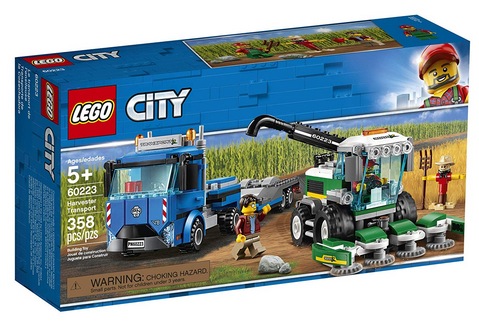 LEGO City Great Vehicles Harvester Transport 60223 Building Kit