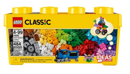 LEGO - CLASSIC LEGO Medium Creative Brick Box Building Set 