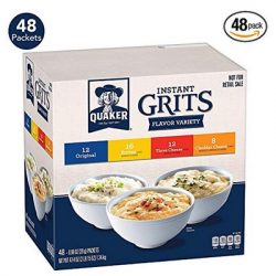 Quaker Instant Grits, 4 Flavor Variety Pack