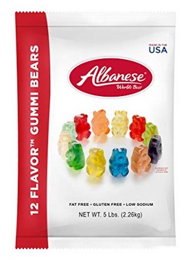Albanese Gummi Bears 12-Flavor 5-Pound Bag for only $10.61!