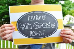 Free First Day of School Printables