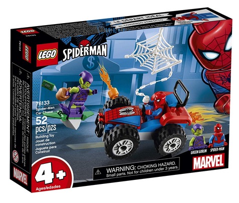 LEGO Marvel Spider-Man Car Chase 76133 Building Kit 