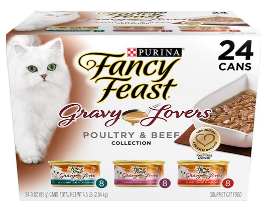 Purina Fancy Feast Gravy Wet Cat Food Variety Pack