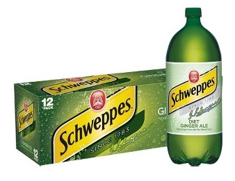 50% Off Schweppes Ginger Ale 
