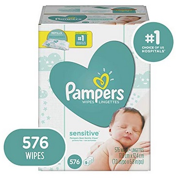 Pampers Sensitive Water Baby Diaper Wipes