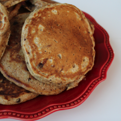 Whole Wheat Chocolate Chip Pancakes