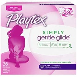 Playtex Simply Gentle Glide Tampons 20-Count