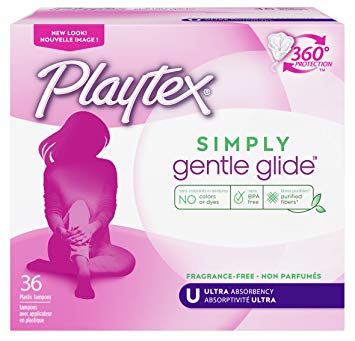 Playtex Simply Gentle Glide Tampons 20-Count