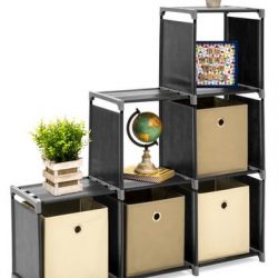 6-Drawer Multi-Purpose Cubby Storage Cabinet