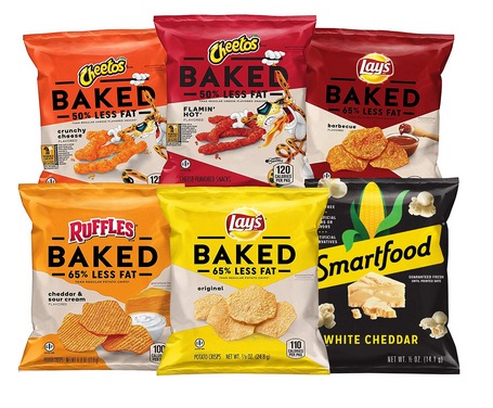Frito-Lay Baked & Popped Mix Variety Pack,40 Count 