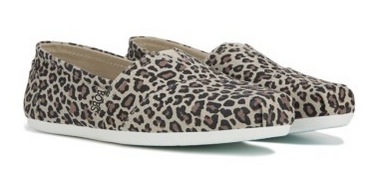 Women's Skechers BOBS Leopard Slip On Shoes 