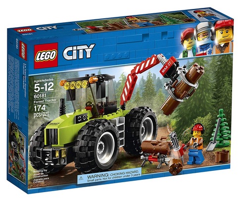 LEGO City Forest Tractor 60181 Building Kit 