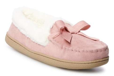 Women's SONOMA Goods for Life™ Microsuede Moccasin Slippers 