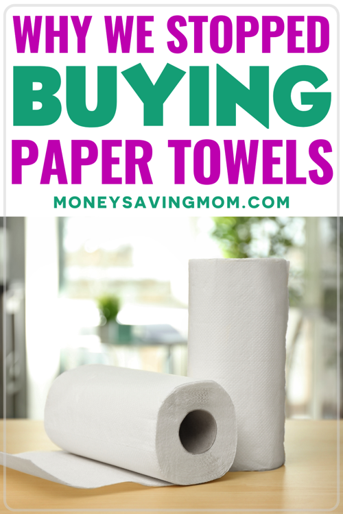 Why We Stopped Buying Paper Towels