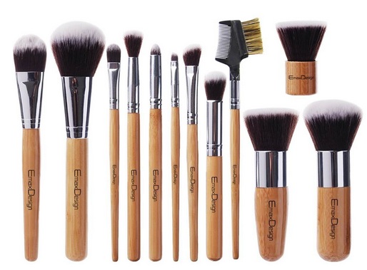 EmaxDesign 12-Piece Makeup Brush Set