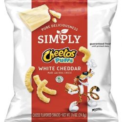 Simply Cheetos Puffs White Cheddar Cheese Flavored Snacks