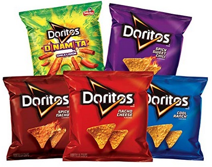Doritos Flavored Tortilla Chips Variety Pack, 40 Count 