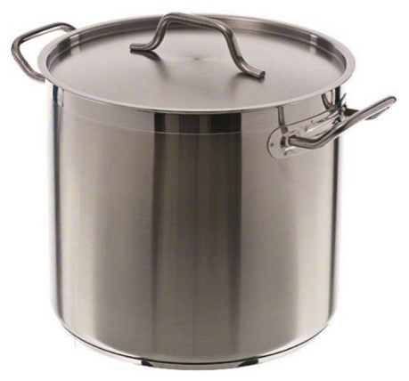 16-Quart Stainless Steel Stock Pot with Cover