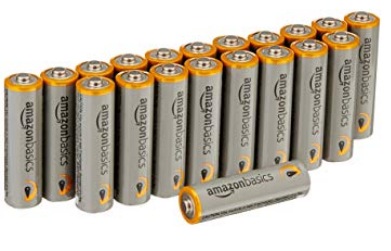 AmazonBasics AAA Alkaline Batteries 20-Pack - Only $4.22