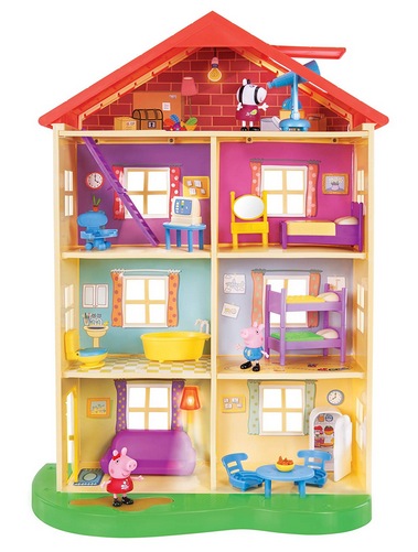 Peppa Pig's Lights & Sounds Family Home Feature Playset 