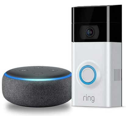 Ring Video Doorbell 2 with Echo Dot