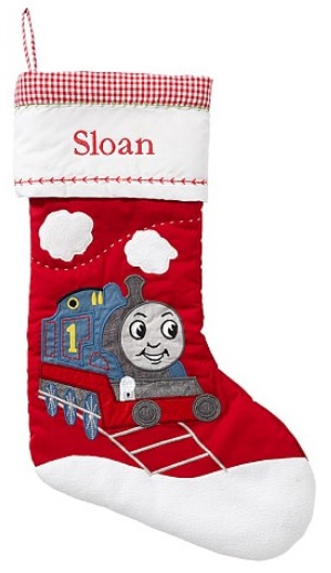 Pottery Barn Thomas The Train Quilted Stocking