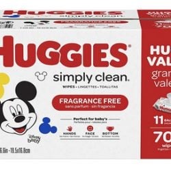 HUGGIES Simply Clean Fragrance-free Baby Wipes