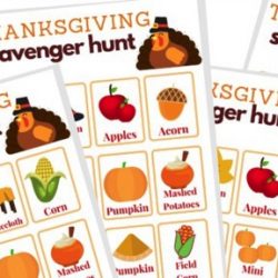 Thanksgiving Scavenger Hunt