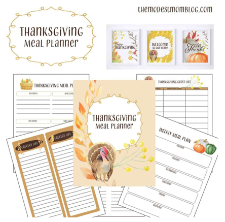 Free Thanksgiving Meal Planner