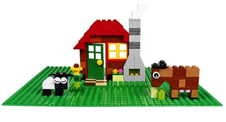 LEGO Green Base Plate Stocking Stuffer