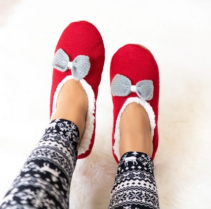 Sherpa Lined Cozy Slippers
