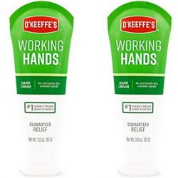O'Keeffe's Working Hands Hand Cream, 3 ounce Tube, (Pack of 2)