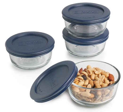 Anchor Hocking Classic Glass Food Storage Containers with Lids