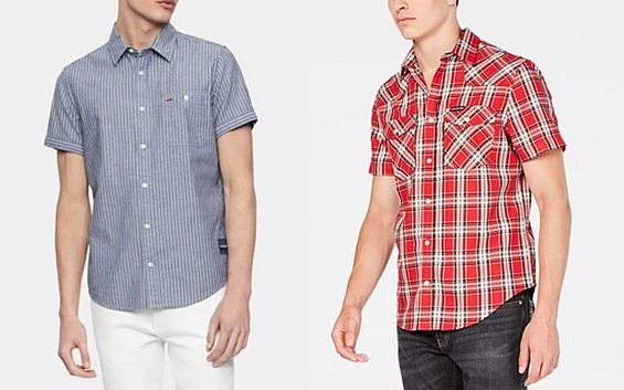 Men’s Calvin Klein Button-Down Shirts 
