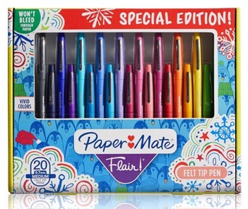 Paper Mate Flair Felt Tip Pen 20 Piece Set