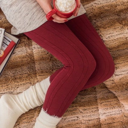 MUK LUKS Women's Cable Knit Leggings only $9.99 shipped!
