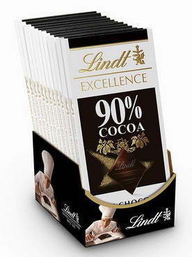 Lindt Excellence Bar, 90% Cocoa Supreme Dark Chocolate